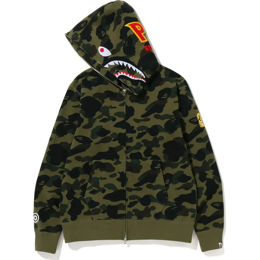 BAPE 1ST CAMO 2ND SHARK FULL ZIP HOODIE MENS